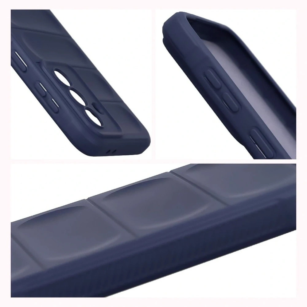 Pancerne etui Bizon Case Tur do Samsung Galaxy A37 5G granatowe