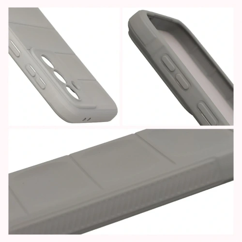 Pancerne etui Bizon Case Tur do Samsung Galaxy A37 5G jasnoszare