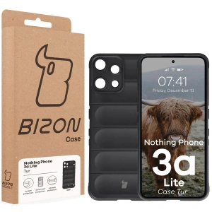 Pancerne etui Bizon Case Tur do Nothing Phone (3a) Lite czarne