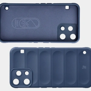 Pancerne etui Bizon Case Tur do Nothing Phone (3a) Lite granatowe