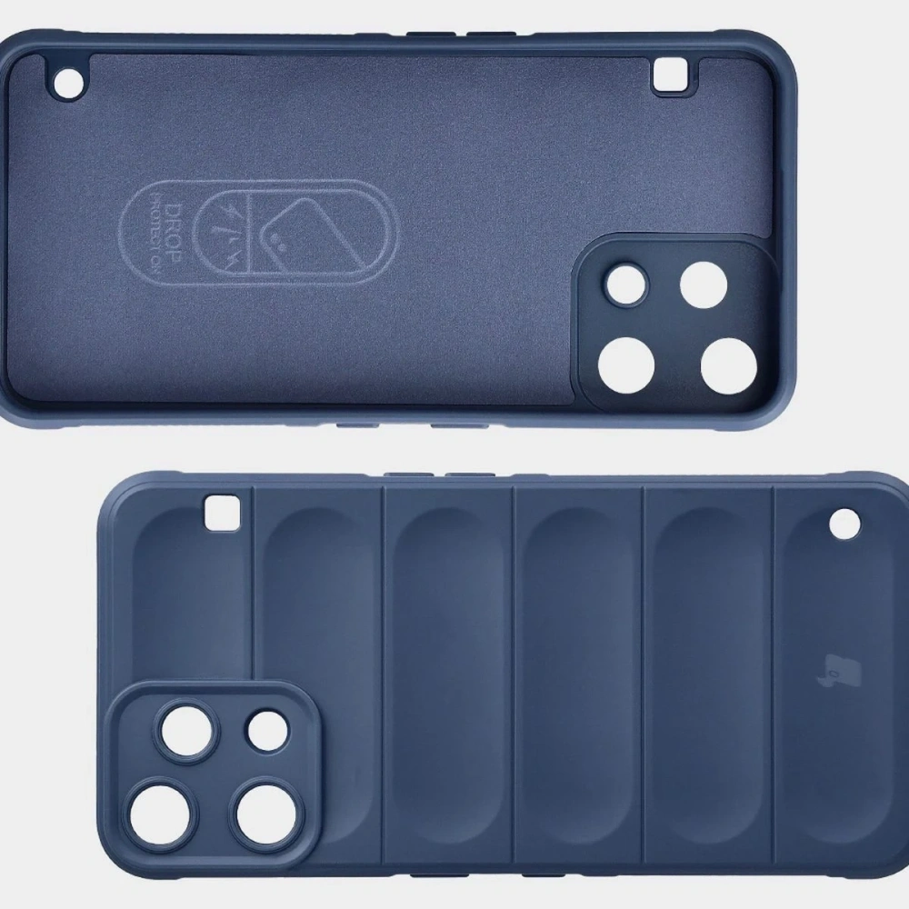 Pancerne etui Bizon Case Tur do Nothing Phone (3a) Lite granatowe