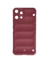 Pancerne etui Bizon Case Tur do Nothing Phone (3a) Lite burgundowe