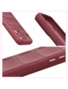 Pancerne etui Bizon Case Tur do Nothing Phone (3a) Lite burgundowe