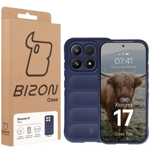 Pancerne etui Bizon Case Tur do Xiaomi 17 granatowe