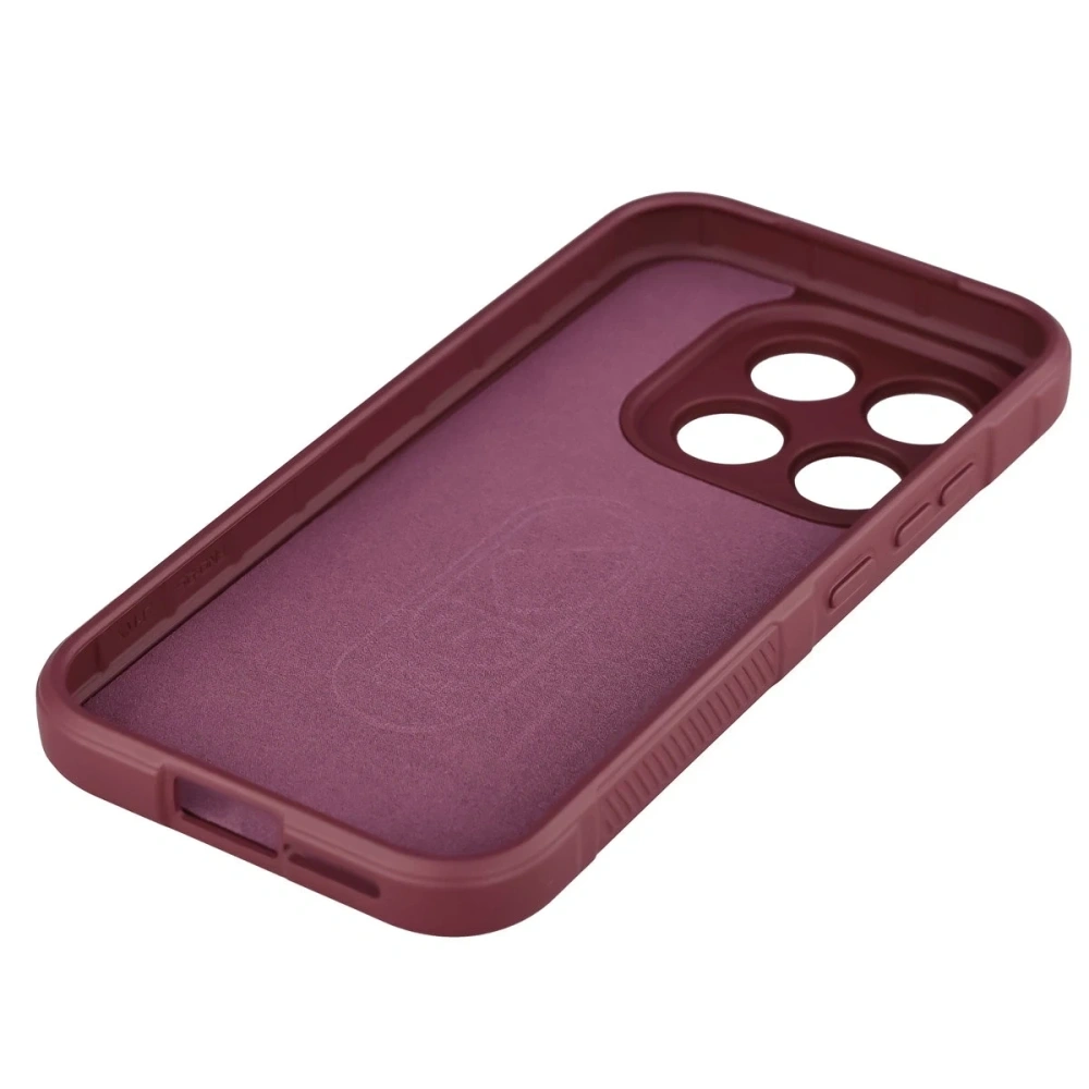 Pancerne etui Bizon Case Tur do Xiaomi 17 burgundowe