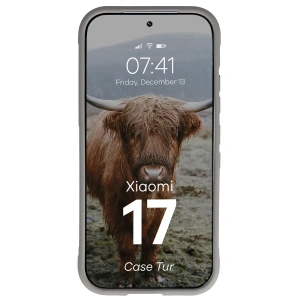 Pancerne etui Bizon Case Tur do Xiaomi 17 jasnoszare