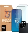 2x Szkło + szybka na aparat Bizon Edge Pack do OnePlus 15