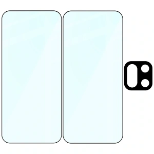 2x Szkło + szybka na aparat Bizon Edge Pack do OnePlus 15