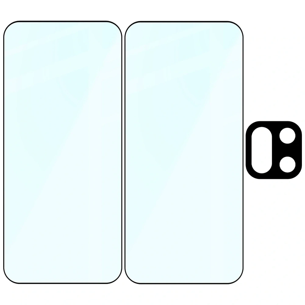 2x Szkło + szybka na aparat Bizon Edge Pack do OnePlus 15