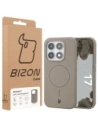 Silikonowe etui z pierścieniem magnetycznym Bizon Soft Case Magnetic do Xiaomi 17 jasnoszare