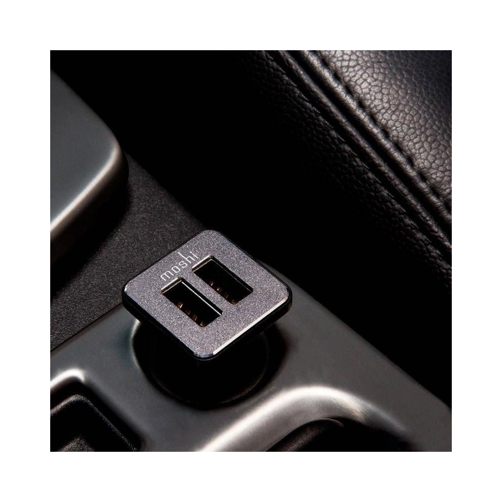 Hurtownia GSM - Auto-Ladegerät Moshi Car Charger Duo 2x USB (Aluminium) - MOSH069ALU - {ean13} - Hurt