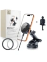 Uchwyt samochodowy na kokpit / do kratki Tech-Protect V9 Arcticboost Magnetic MagSafe Dashboard & Vent Car Mount Wireless Charger 25W QI2.2 Black