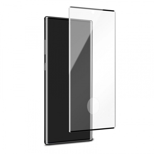 Puro Distributor - 8033830282102 - PUR102BLK - PURO Premium Full Edge Tempered Glass Case Friendly Samsung Galaxy Note 10+ Plus (black) - B2B homescreen