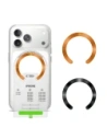 Pierścień magnetyczny Tech-Protect MMP-210 Magnetic MagSafe Ring Black & Cosmic Orange [2 PACK]