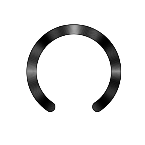 Pierścień magnetyczny Tech-Protect MMP-210 Magnetic MagSafe Ring Black & Cosmic Orange [2 PACK]