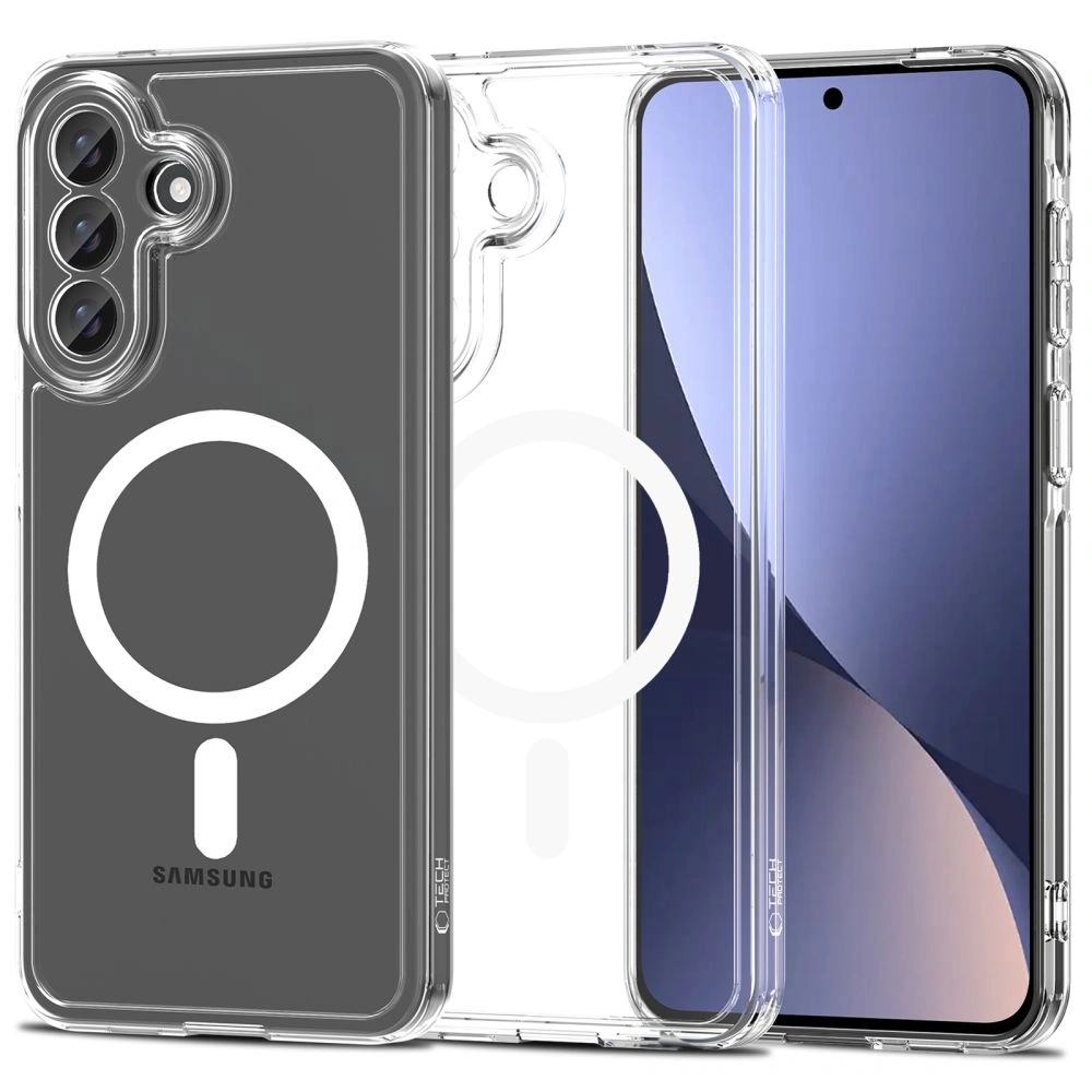 Etui Tech-Protect Flexair Hybrid MagSafe do Samsung Galaxy A57 5G Clear