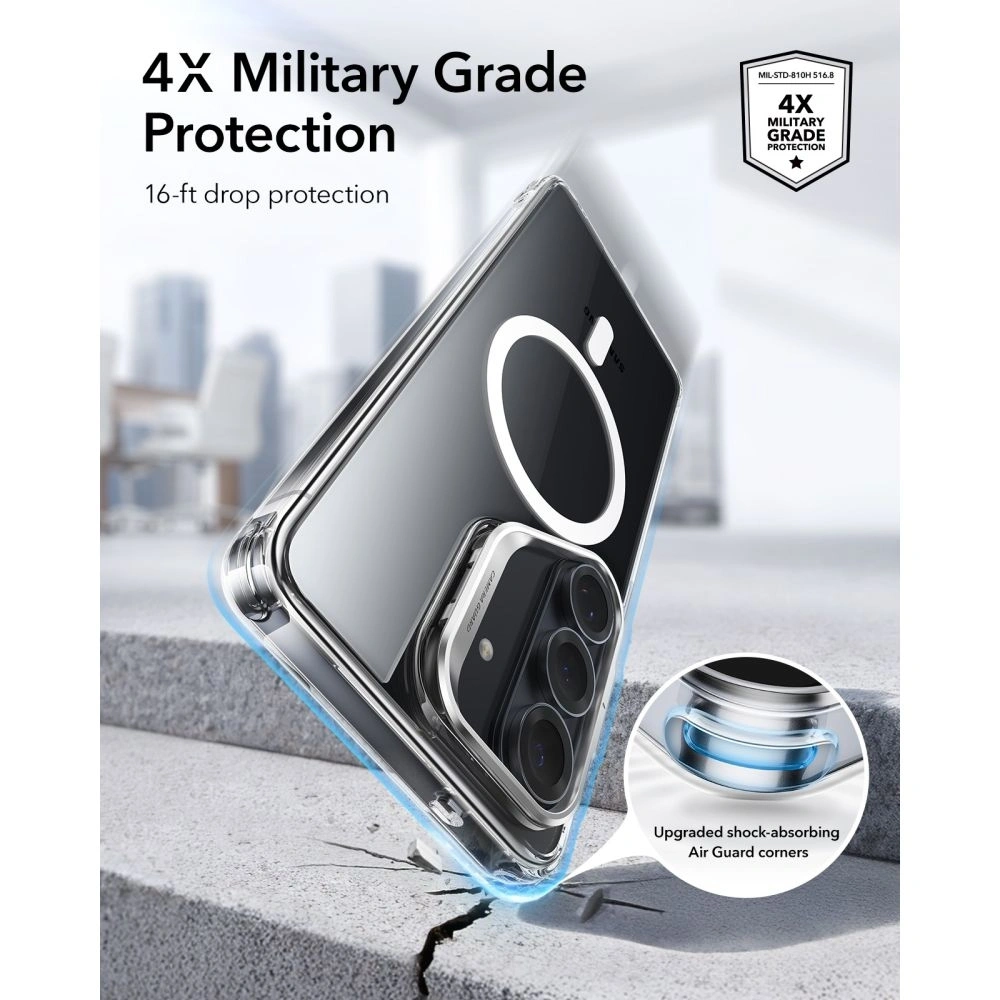 Etui ESR Classic Hybrid Kickstand MagSafe do Samsung Galaxy S26+ Plus Clear