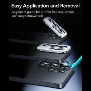 Osłona na aparat ESR Armorite Camera Protector do Samsung Galaxy S26 Ultra Black