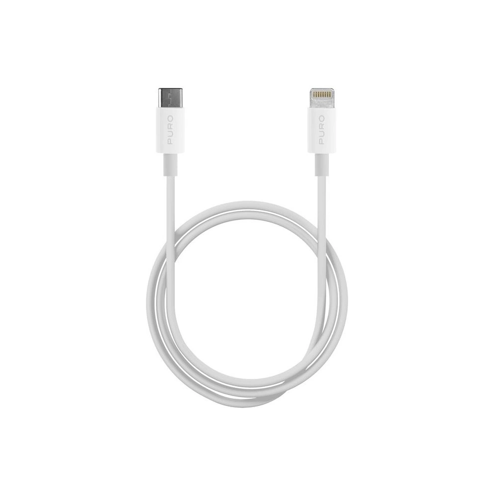 Hurtownia GSM - Kabel PURO USB-C na Lightning MFi 1m (bílý) - PUR030WHT - {ean13} - Hurt