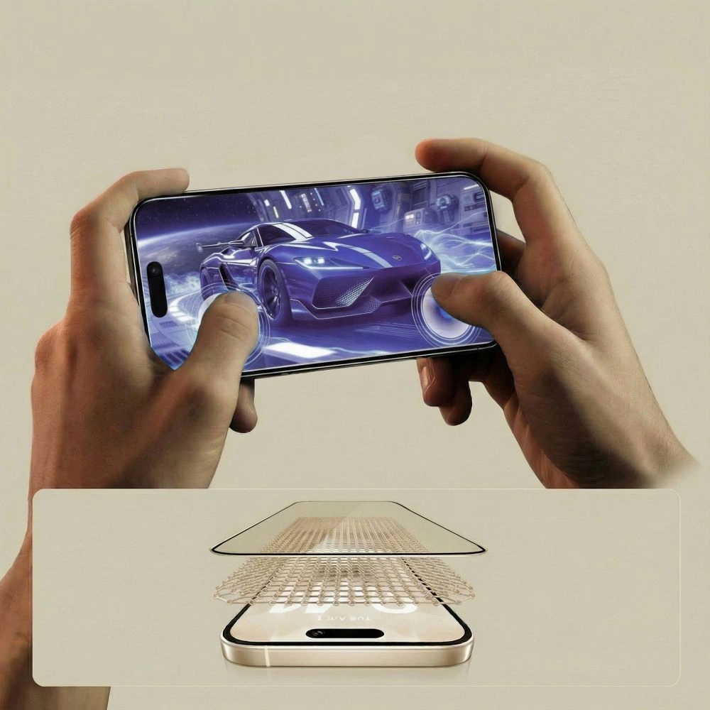 Szkło hartowane Tech-Protect Glass Fit+ do Google Pixel 9a / 10a Black [2 PACK]