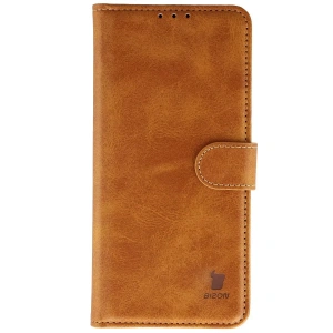 Etui z klapką Bizon Case Pocket do Samsung Galaxy A57 5G brązowe