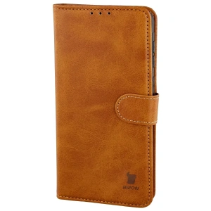 Etui z klapką Bizon Case Pocket do Samsung Galaxy A57 5G brązowe