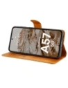 Etui z klapką Bizon Case Pocket do Samsung Galaxy A57 5G brązowe