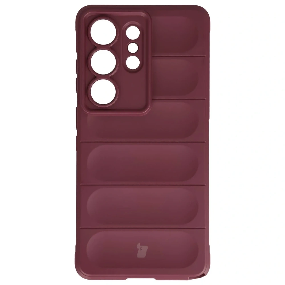 Pancerne etui Bizon Case Tur do Samsung Galaxy S26 Ultra burgundowe
