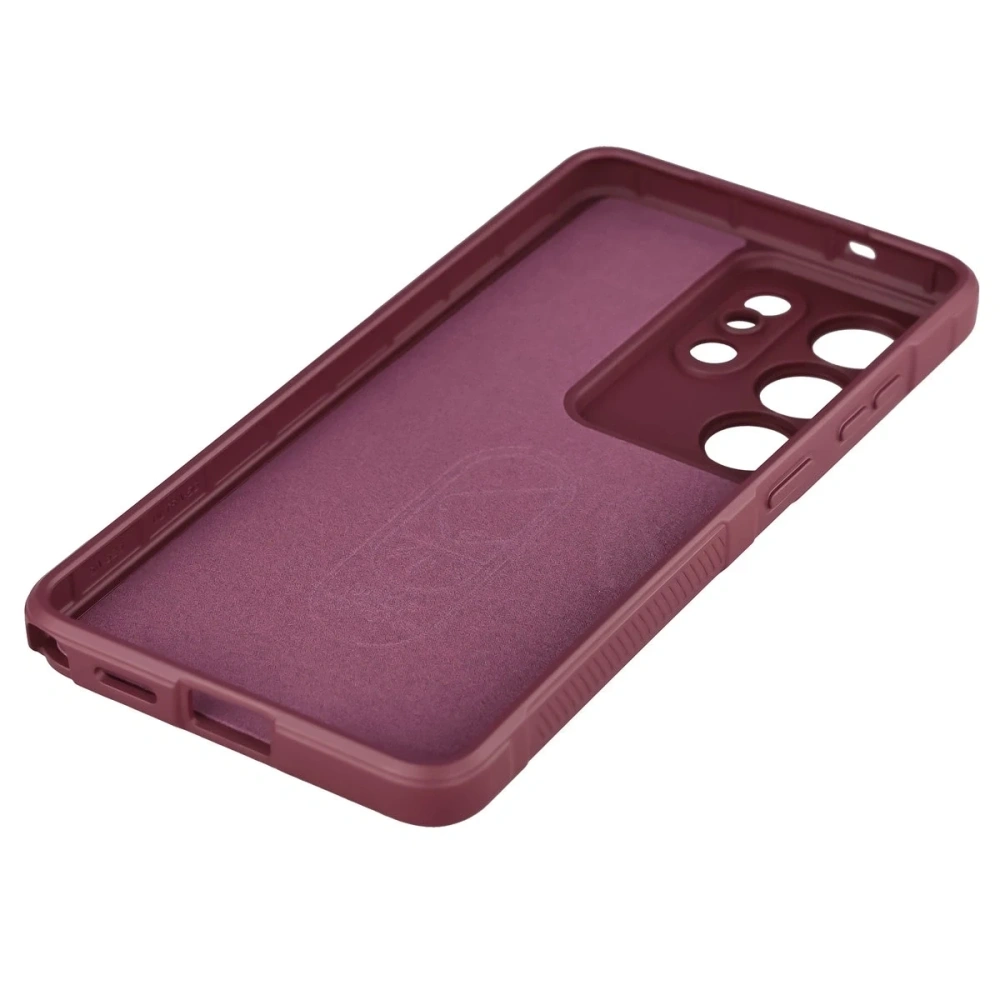 Pancerne etui Bizon Case Tur do Samsung Galaxy S26 Ultra burgundowe
