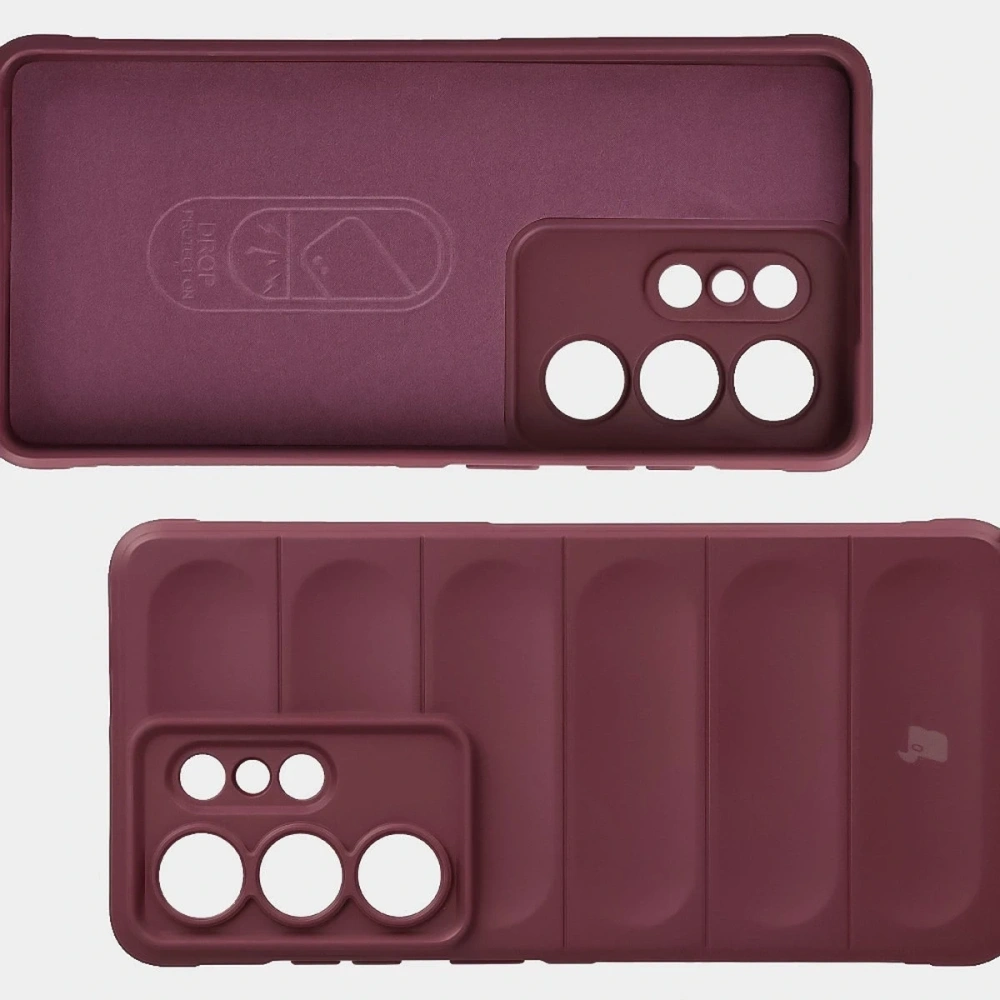 Pancerne etui Bizon Case Tur do Samsung Galaxy S26 Ultra burgundowe