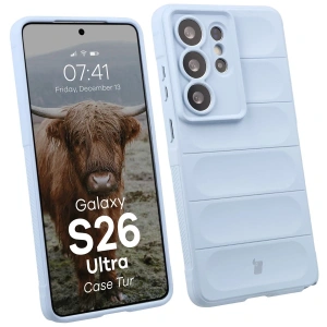 Pancerne etui Bizon Case Tur do Samsung Galaxy S26 Ultra jasnoniebieskie