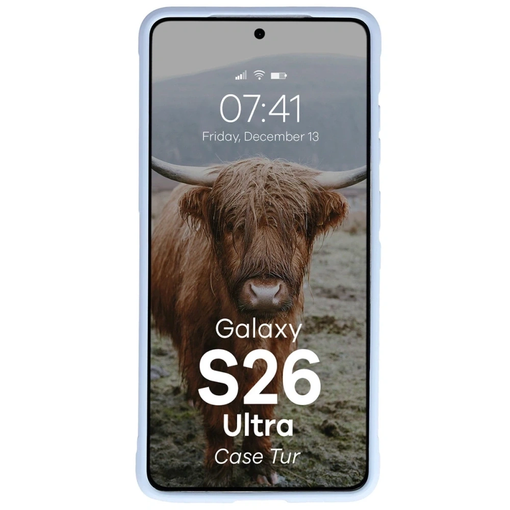 Pancerne etui Bizon Case Tur do Samsung Galaxy S26 Ultra jasnoniebieskie