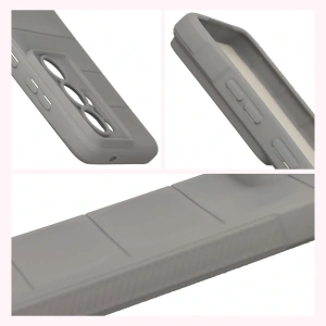 Pancerne etui Bizon Case Tur do Samsung Galaxy S26 Ultra jasnoszare