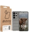 Pancerne etui Bizon Case Tur do Samsung Galaxy S26 Ultra jasnoszare