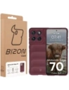Pancerne etui Bizon Case Tur do Motorola Edge 70 burgundowe