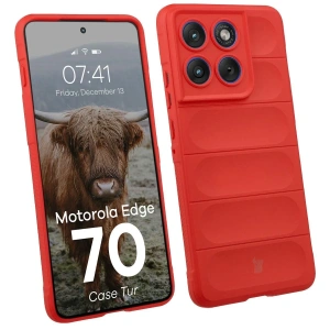 Pancerne etui Bizon Case Tur do Motorola Edge 70 czerwone