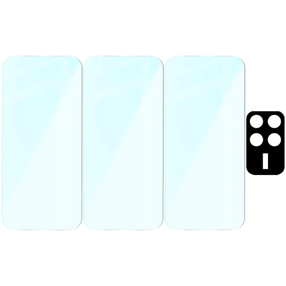 3x szkło hartowane + szybka na aparat Bizon Glass Clear Pack do Xiaomi POCO F8 Pro