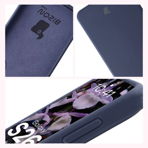 Silikonowe etui Bizon Soft Case do Samsung Galaxy S26 ciemnoniebieskie