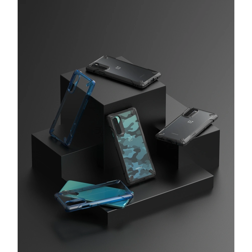 Hurtownia GSM - Etui Ringke Fusion-X OnePlus Nord Camo (Moro) černé - RGK1242CAM - {ean13} - Hurt