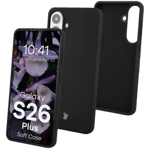 Silikonowe etui Bizon Soft Case do Samsung Galaxy S26 Plus czarne