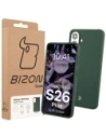 Silikonowe etui Bizon Soft Case do Samsung Galaxy S26 Plus ciemnozielone