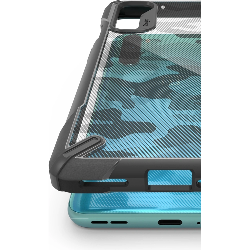 Hurtownia GSM - Etui Ringke Fusion-X OnePlus Nord Camo (Moro) černé - RGK1242CAM - {ean13} - Hurt