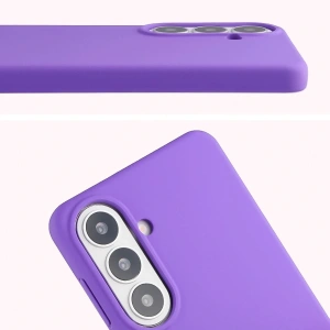 Silikonowe etui Bizon Soft Case do Samsung Galaxy S26 Plus fioletowe