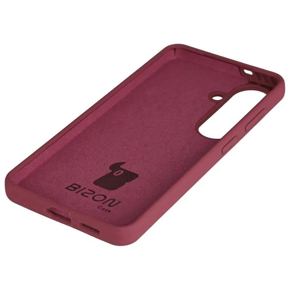 Silikonowe etui Bizon Soft Case do Samsung Galaxy S26 ciemnofioletowe