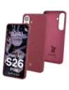 Silikonowe etui Bizon Soft Case do Samsung Galaxy S26 Plus ciemnofioletowe