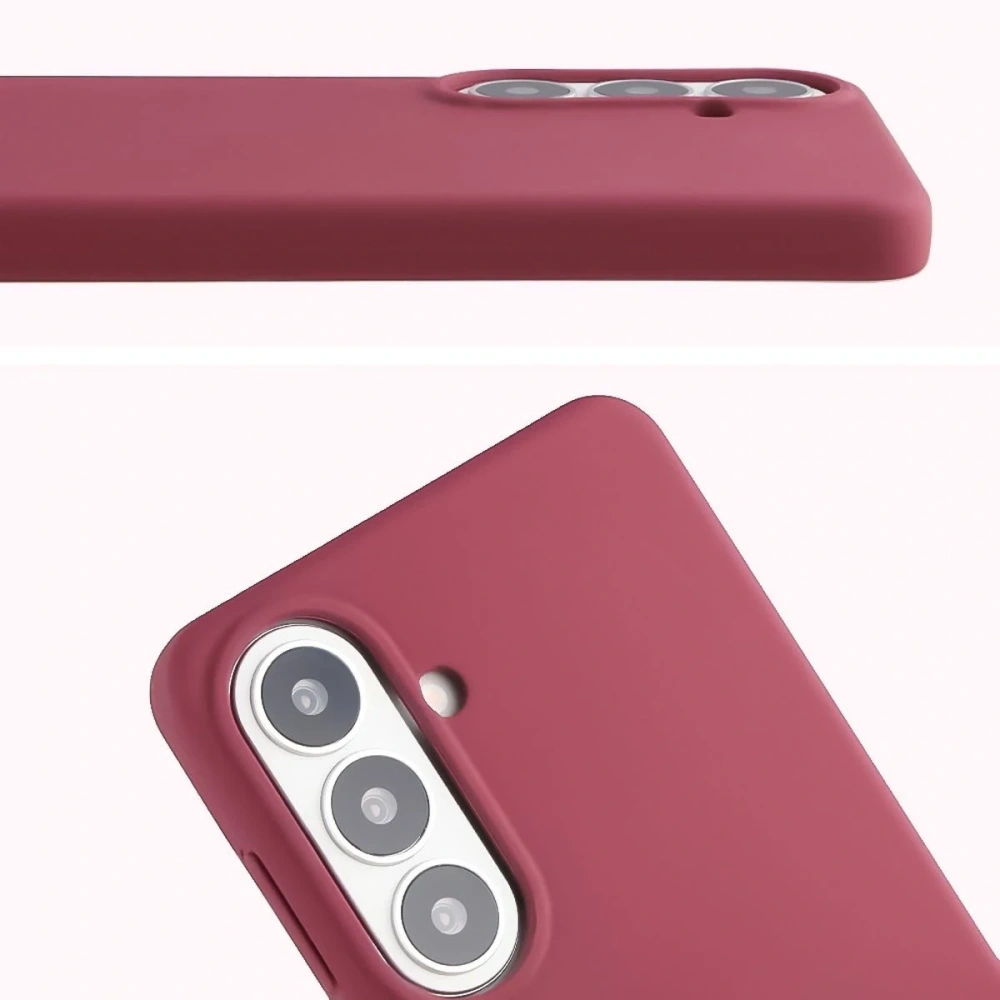 Silikonowe etui Bizon Soft Case do Samsung Galaxy S26 Plus ciemnofioletowe