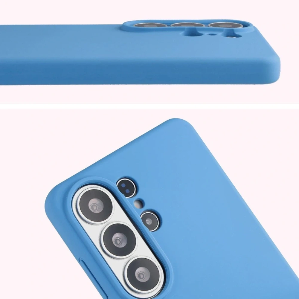 Silikonowe etui Bizon Soft Case do Samsung Galaxy S26 Ultra niebieskie