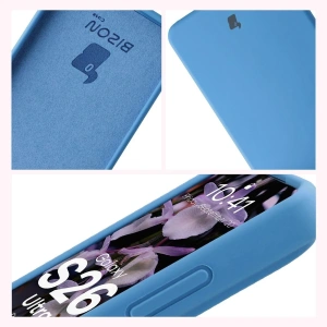 Silikonowe etui Bizon Soft Case do Samsung Galaxy S26 Ultra niebieskie