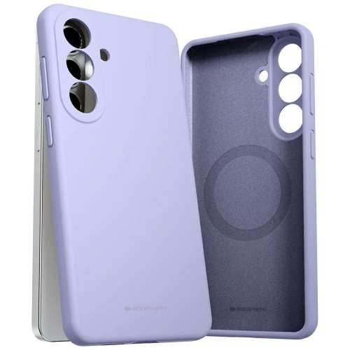Etui Mercury Pure MagSafe Silicone do Samsung Galaxy S26+ Plus lawendowa szarość
