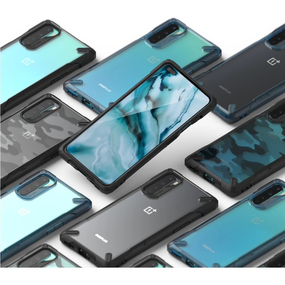 Hurtownia GSM - Etui Ringke Fusion-X OnePlus Nord Camo (Moro) černé - RGK1242CAM - {ean13} - Hurt